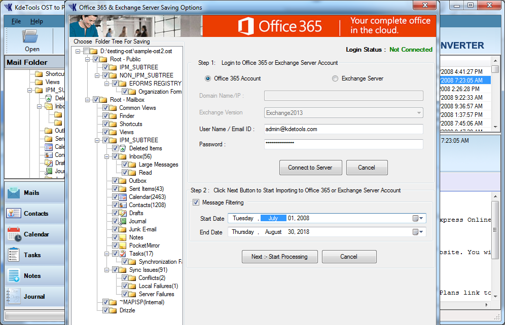 OST to Office 365